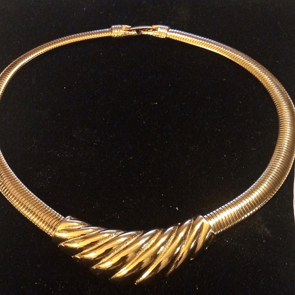Vintage sign Omega necklace
